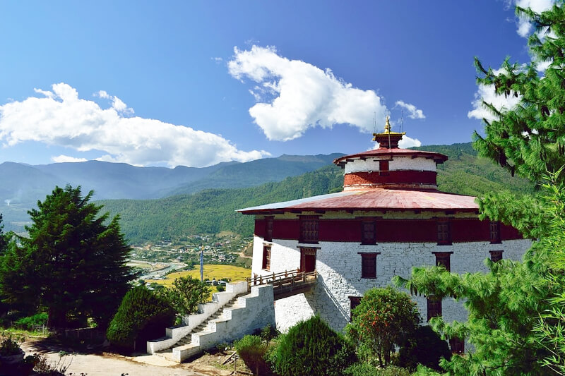 Bảo tàng Ta Dzong du lịch Bhutan