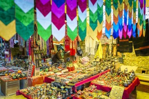 Chợ cuối tuần ở Thimphu Bhutan