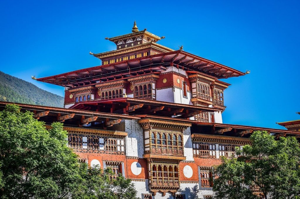 Công trình kiến trúc tại Bhutan