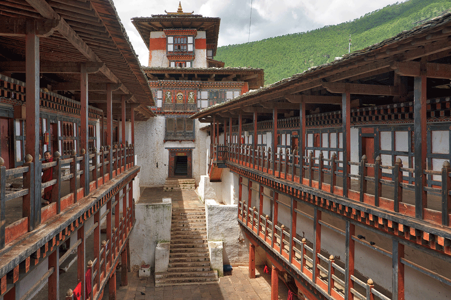 Kiến trúc độc đáo của tu viện Wangdue Phodrang Dzong