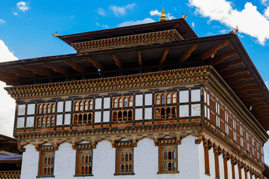 Kiến trúc pháo đài Tashichhoe Dzong
