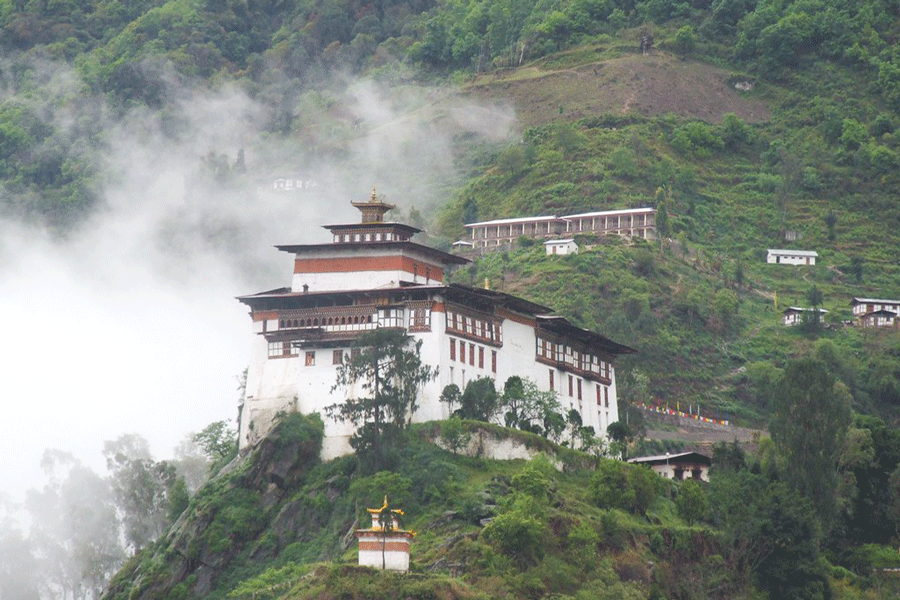 Kiến trúc tu viện Lhuentse bhutan