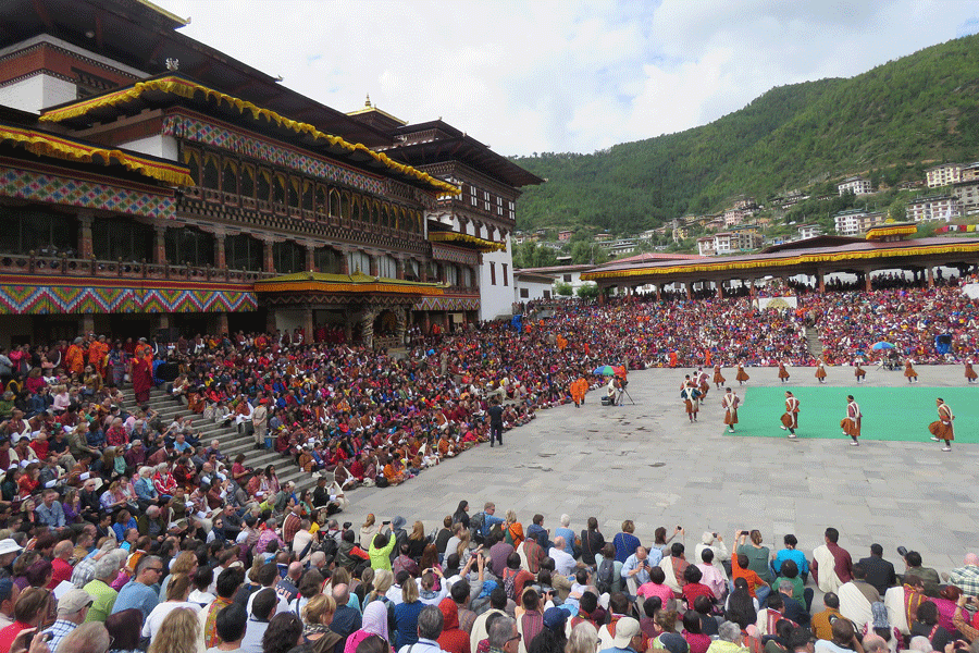Lễ hội Tashichhoe Dzong Bhutan