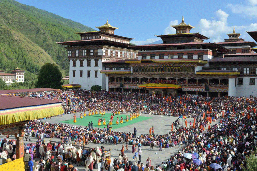 Lễ hội Tashichhoe Dzong tại Thimphu