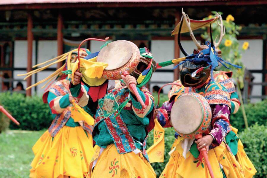 Lễ hội Trongsa Dzong Paro tại Bhutan
