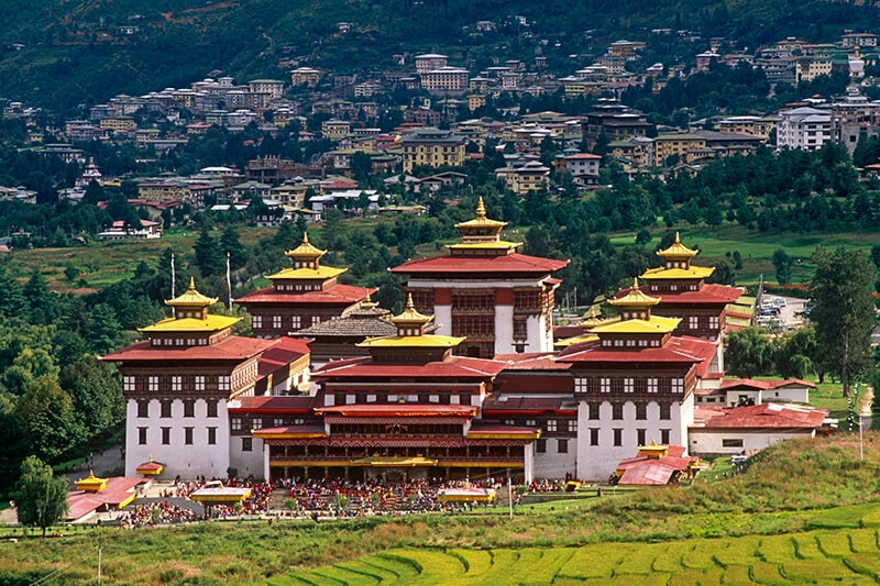 Tashichho Dzong du lịch bhutan từ hcm