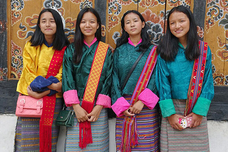 Áo wonju của người Bhutan