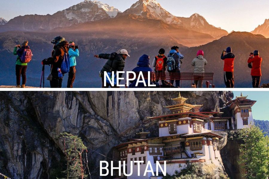 Bhutan và Nepal khác nhau như thế nào