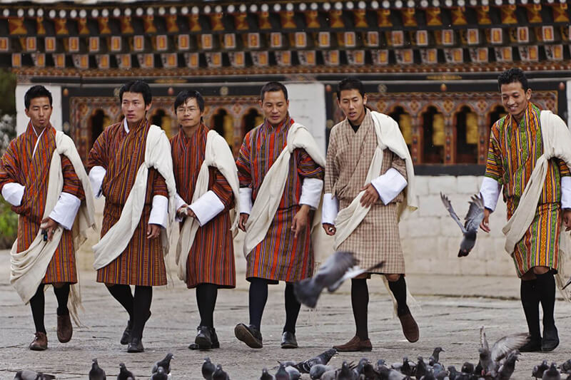 Bộ trang phục Gho của người Bhutan