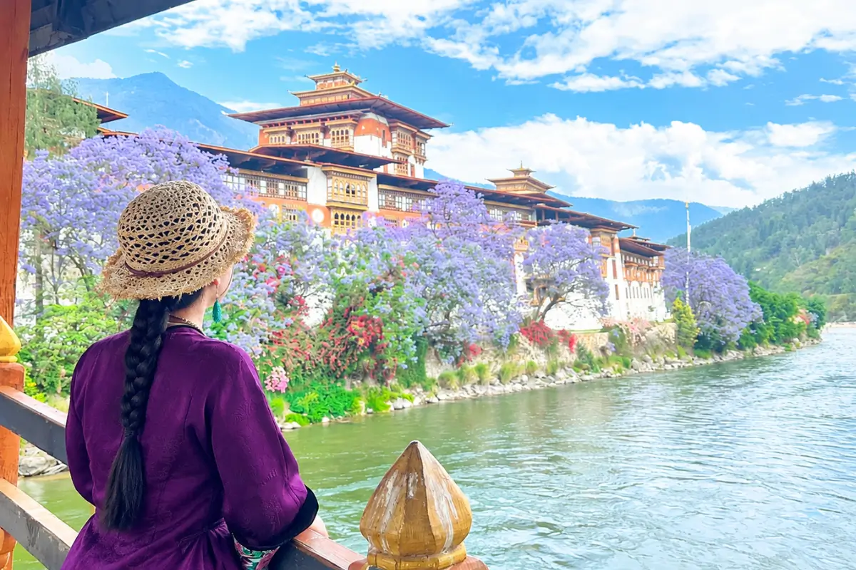 du lịch Bhutan mùa xuân