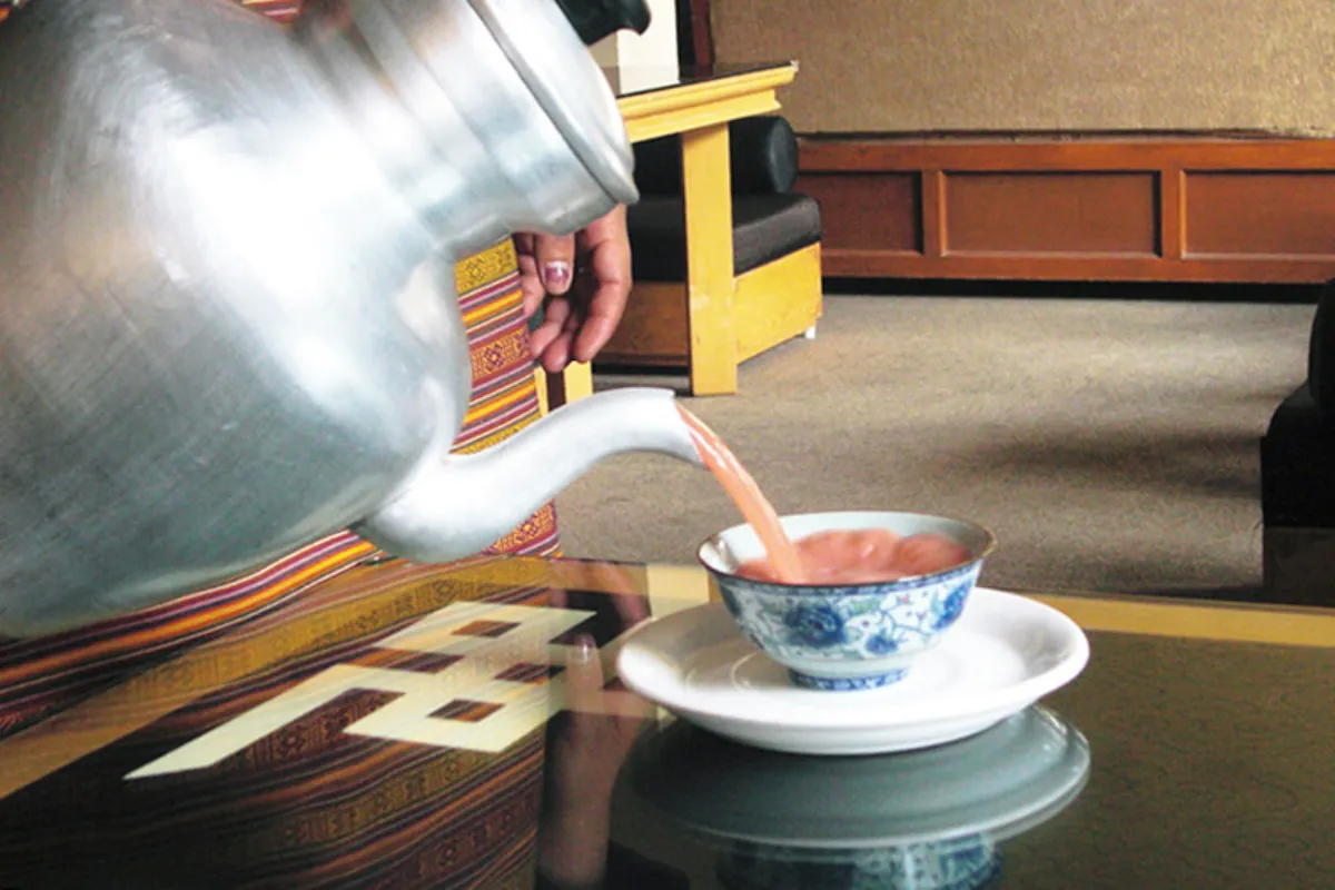 trà bơ suja bhutan